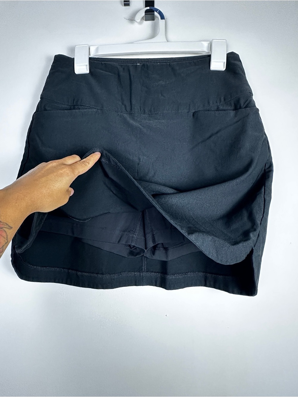 Lady Hagen Women’s M Black Golf Skort Stretch Pull-On Skirt Shorts